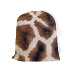 Giraffe Skin Texture Drawstring Pouch (XL)