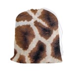 Giraffe Skin Texture Drawstring Pouch (2XL)