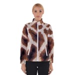 Giraffe Skin Texture Women s Bomber Jacket