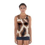 Giraffe Skin Texture Sport Tank Top 