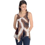 Giraffe Skin Texture Sleeveless Tunic