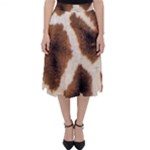 Giraffe Skin Texture Classic Midi Skirt