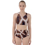 Giraffe Skin Texture Racer Back Bikini Set