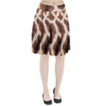 Giraffe Skin Texture Pleated Skirt