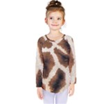 Giraffe Skin Texture Kids  Long Sleeve T-Shirt