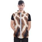 Giraffe Skin Texture Men s Puffer Vest