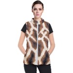 Giraffe Skin Texture Women s Puffer Vest