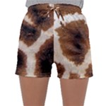 Giraffe Skin Texture Sleepwear Shorts