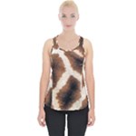 Giraffe Skin Texture Piece Up Tank Top