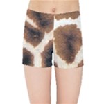 Giraffe Skin Texture Kids  Sports Shorts