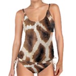 Giraffe Skin Texture Tankini Set