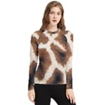 Giraffe Skin Texture Women s Long Sleeve Rash Guard