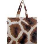 Giraffe Skin Texture Canvas Travel Bag