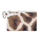 Giraffe Skin Texture Canvas Cosmetic Bag (Medium)