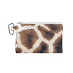 Giraffe Skin Texture Canvas Cosmetic Bag (Small)