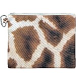 Giraffe Skin Texture Canvas Cosmetic Bag (XXXL)