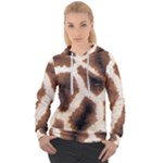 Giraffe Skin Texture Women s Overhead Hoodie