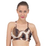 Giraffe Skin Texture Basic Training Sports Bra