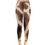 Giraffe Skin Texture Inside Out Leggings