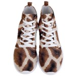 Giraffe Skin Texture Men s Lightweight High Top Sneakers