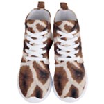 Giraffe Skin Texture Women s Lightweight High Top Sneakers