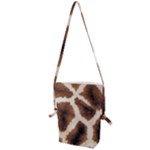 Giraffe Skin Texture Folding Shoulder Bag