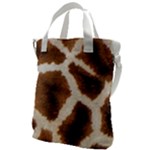 Giraffe Skin Texture Canvas Messenger Bag