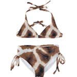 Giraffe Skin Texture Kids  Classic Bikini Set