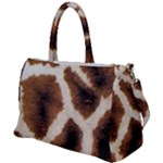 Giraffe Skin Texture Duffel Travel Bag