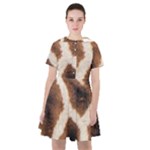 Giraffe Skin Texture Sailor Dress