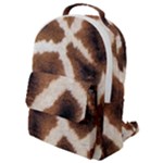 Giraffe Skin Texture Flap Pocket Backpack (Small)