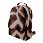 Giraffe Skin Texture Flap Pocket Backpack (Large)