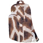 Giraffe Skin Texture Double Compartment Backpack