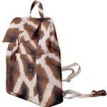 Giraffe Skin Texture Buckle Everyday Backpack