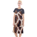 Giraffe Skin Texture Camis Fishtail Dress