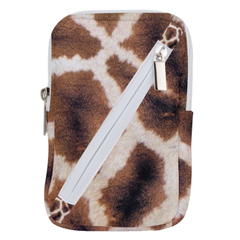 Giraffe Skin Texture Belt Pouch Bag (Large) from ArtsNow.com