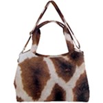 Giraffe Skin Texture Double Compartment Shoulder Bag