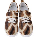 Giraffe Skin Texture Men s Velcro Strap Shoes