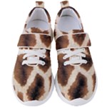 Giraffe Skin Texture Women s Velcro Strap Shoes