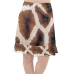 Giraffe Skin Texture Fishtail Chiffon Skirt