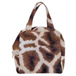 Giraffe Skin Texture Boxy Hand Bag