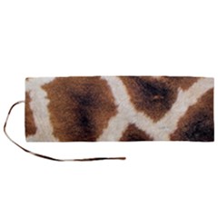 Giraffe Skin Texture Roll Up Canvas Pencil Holder (M) from ArtsNow.com