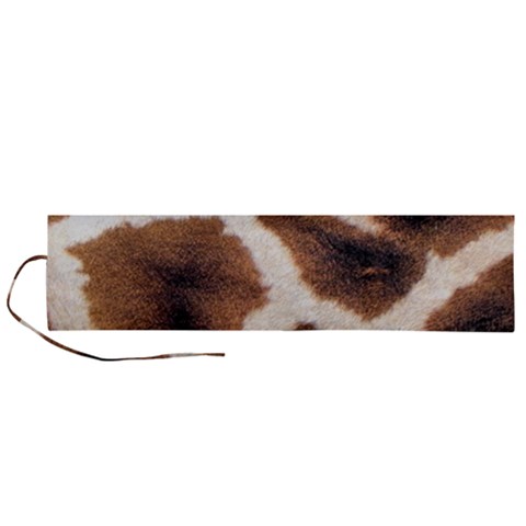 Giraffe Skin Texture Roll Up Canvas Pencil Holder (L) from ArtsNow.com