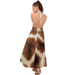 Backless Maxi Beach Dress 