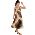 Giraffe Skin Texture Summer Maxi Dress