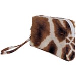 Giraffe Skin Texture Wristlet Pouch Bag (Small)