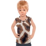 Giraffe Skin Texture Kids  Sport Tank Top