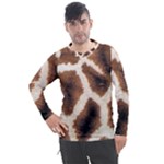 Giraffe Skin Texture Men s Pique Long Sleeve T-Shirt