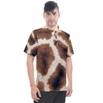 Giraffe Skin Texture Men s Polo T-Shirt