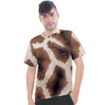 Giraffe Skin Texture Men s Sport Top